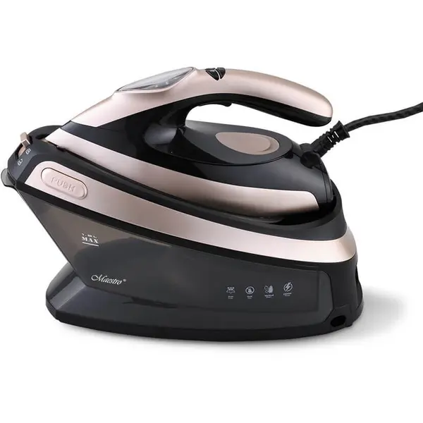 Maestro Statie de calcat cu aburi Maestro MR-320C, 2400 W, 1,5 L, Material talpa ceramic, Negru-Roz Auriu
