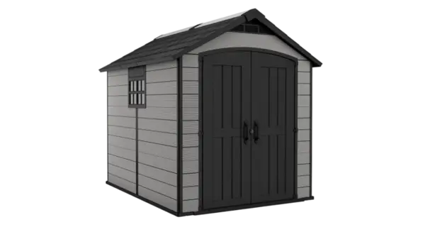 Magazia de grădină din plastic Keter Premier 759, 228cm x 287cm x 252cm, cod 255143, gri