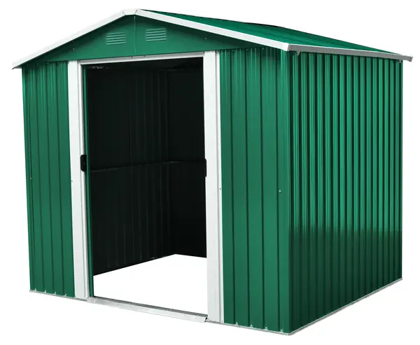 Magazie de gradina depozitare XL SD-X68 - 196 x 258 x 196 cm verde - Default Title
