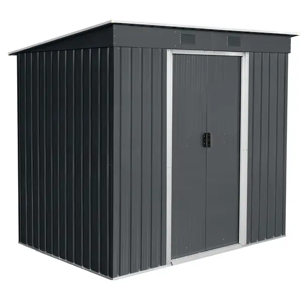 Magazie de gradina depozitare XL YF67 - 4,2m³ - 197 x 217 x 186 cm antracit - Default Title