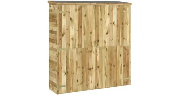 Magazie de gradina pentru scule, 163x50x171 cm, lemn masiv pin
