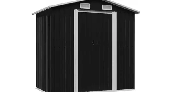 Magazie depozitare gradina antracit 204x132x186 cm