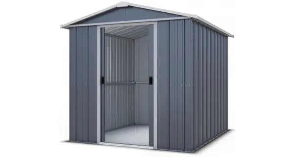 Magazie metalica de gradina Yardmaster, 202 x 217 x 189cm, Antracit