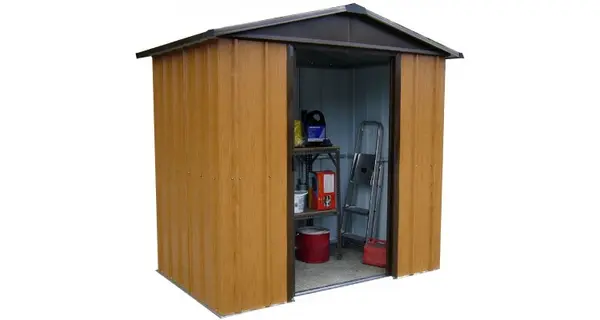 Magazie metalică de grădină YARDMASTER 65WGY – 2,33 m², oțel galvanizat 0,3 mm