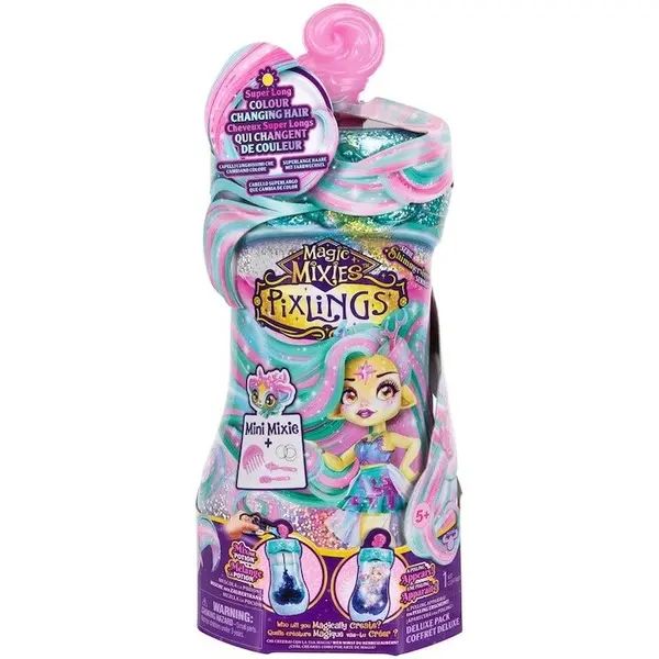 Magic Mixies Papusa Pixling Magic Mixies - Galaxy Hair, Deerlee
