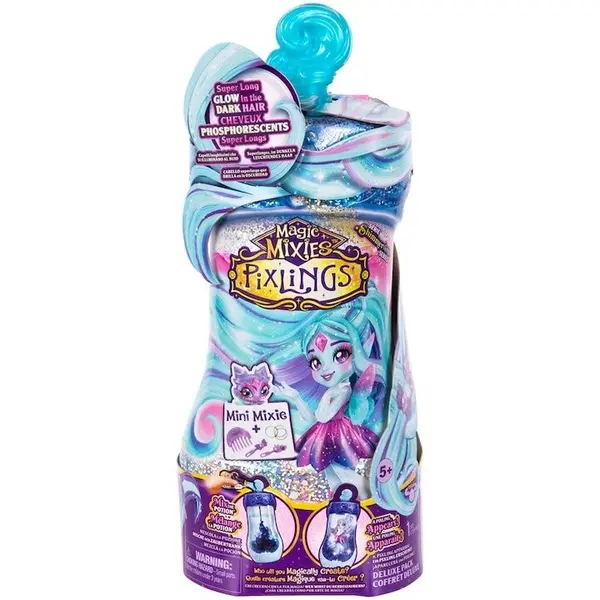 Magic Mixies Papusa Pixling Magic Mixies - Galaxy Hair, Flyt