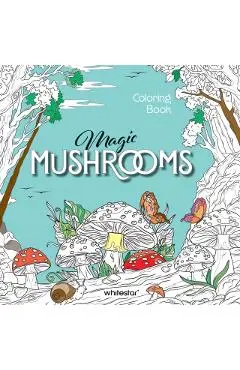 Magic Mushrooms Colouring Book -