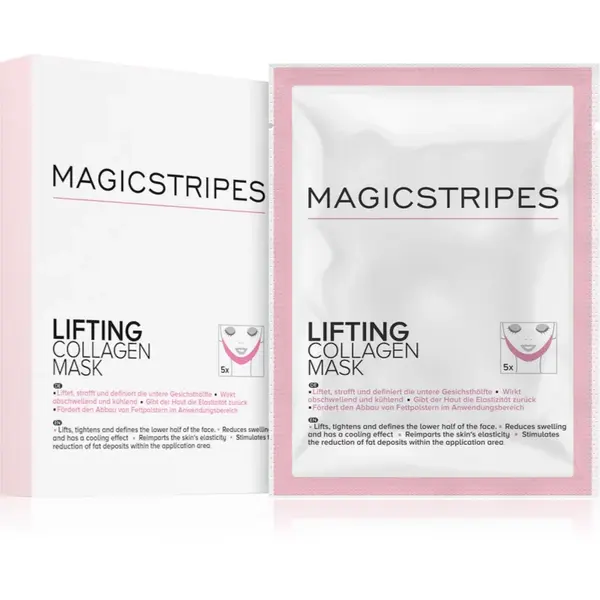 MAGICSTRIPES Lifting Collagen Mask mască de colagen, cu efect de fermitate 5 buc