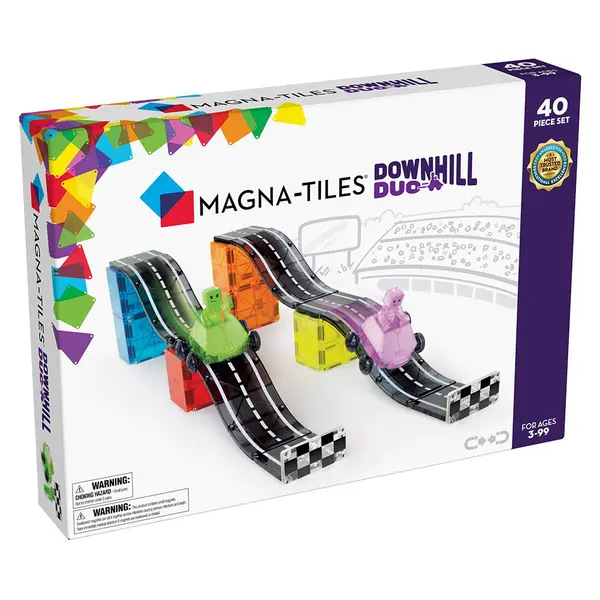 MAGNA-TILES Downhill Duo, set magnetic 40 piese multicolor