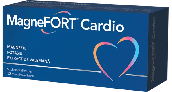 MagneFort Cardio, 30 comprimate filmate, Biofarm