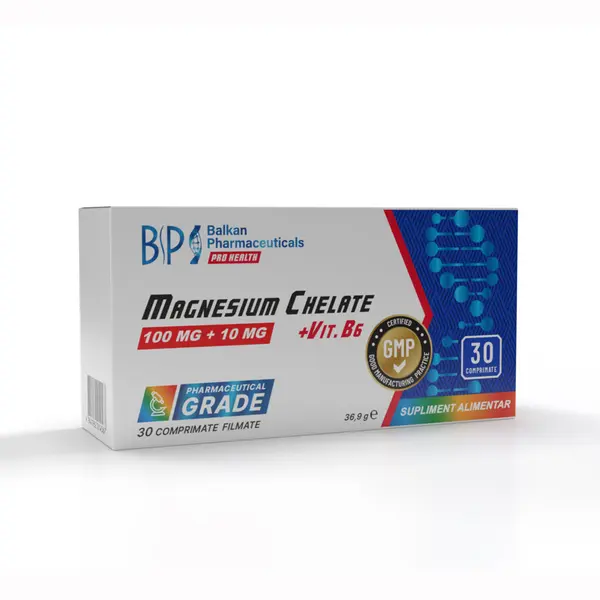 Magnesium Chelate, 100 mg, 30 comp.
