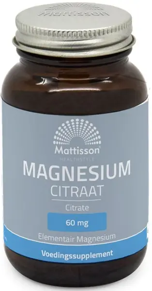 Magnesium Citrate, 400 mg, 60 capsule, Mattisson Healthstyle