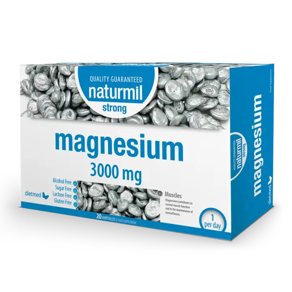 Magnesium Strong 3000 mg 20 fiole x 15 ml
