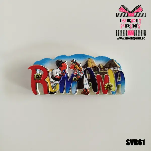 Magnet de frigider ceramica Romania SVR61