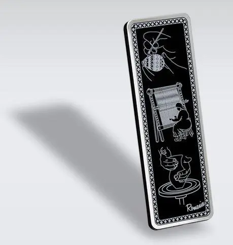 Magnet de frigider din metal - Romania | Magnetella