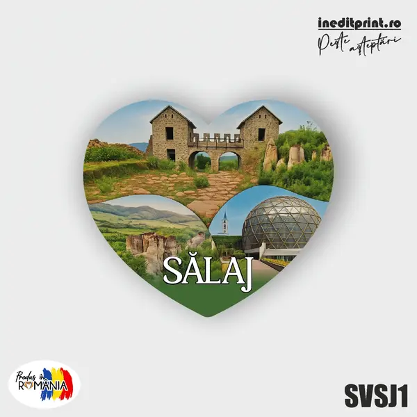 Magnet de frigider judetul Sălaj SVSJ1