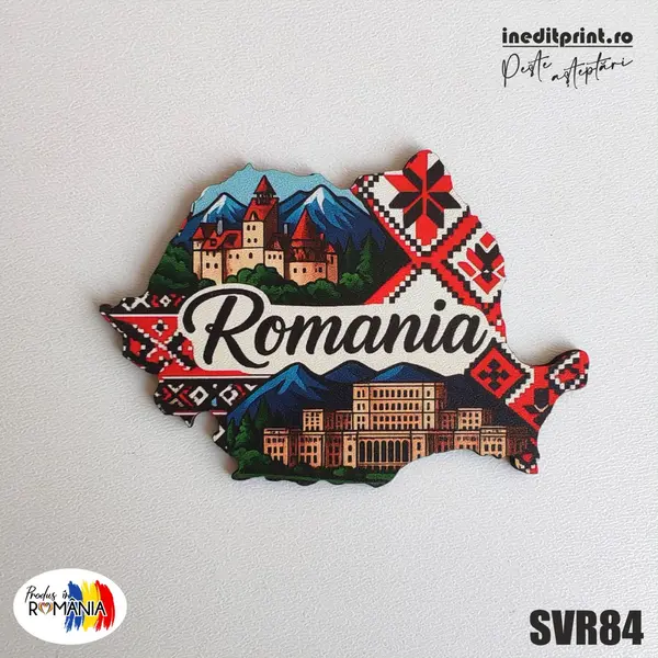 Magnet de frigider Romania SVR84