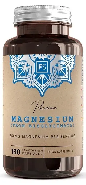 Magneziu bisglicinat, 125 mg, 180 capsule, Focus Supplements