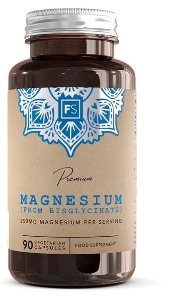 Magneziu bisglicinat, 125 mg, 90 capsule, Focus Supplements