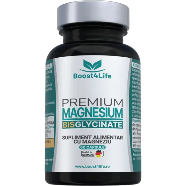 Magneziu Bisglicinat Premium 60cps