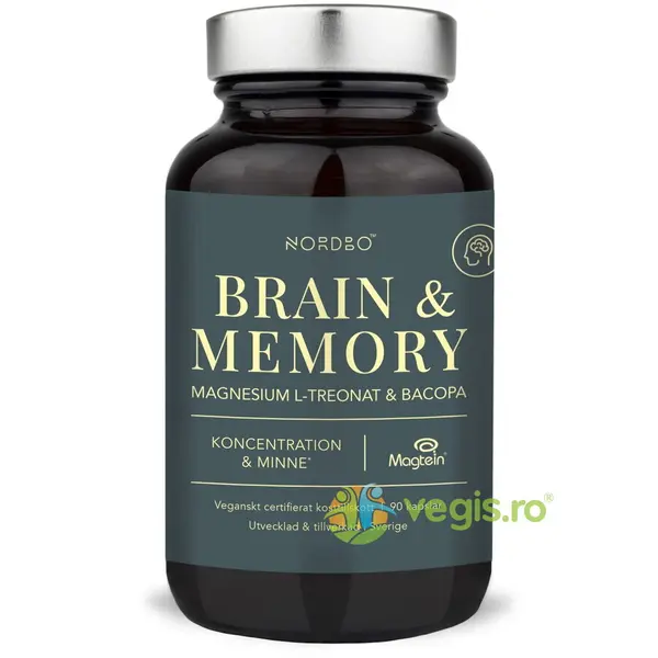 Magneziu Brain & Memory 90cps