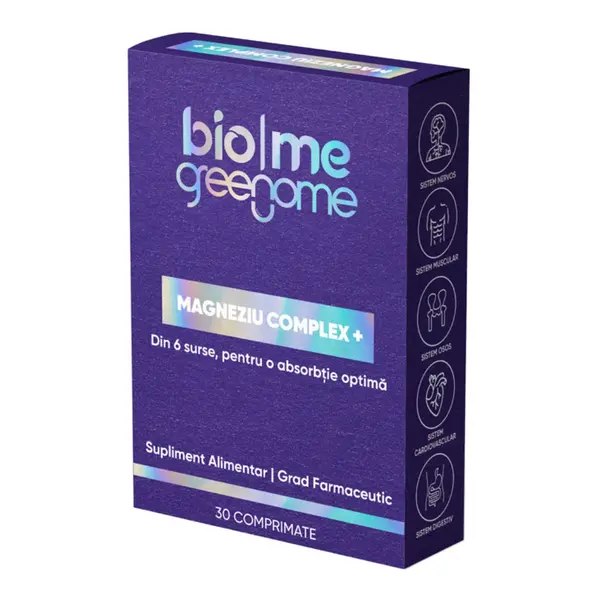 Magneziu Complex, 30 comprimate, Biome
