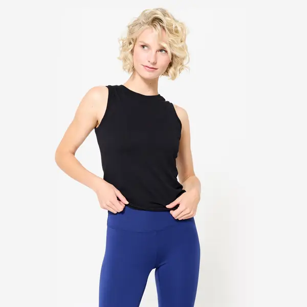 Maiou Yoga extensibil Negru grafit Damă