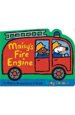 Maisy's Fire Engine: A Maisy Shaped Board Book - Lucy Cousins