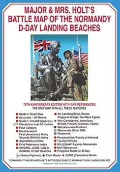 Major & Mrs Holt's Battle Map of The Normandy D-Day Landing Beaches (Map), Paperback/Valmai Holt