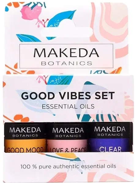 Makeda Botanics Set de aromaterapie Good Vibes, 3 x 10 ml