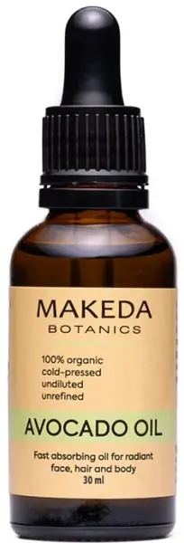 Makeda Botanics Ulei de bază Avocado, 30 ml