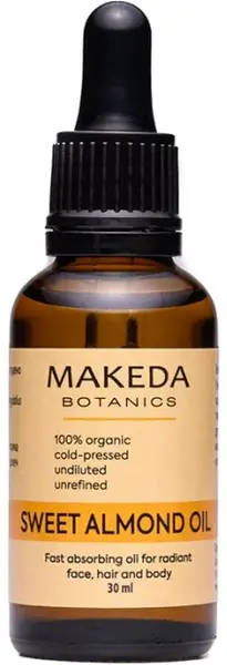 Makeda Botanics Ulei de bază Migdale dulci, 30 ml