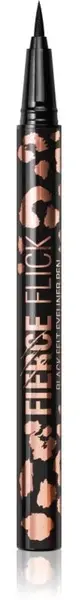 Makeup Revolution Eyeliner rezistent la apă Fierce Flick Felt, Negru, 0.5 ml