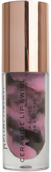 Makeup Revolution Luciu de buze Ceramide Swirl, Cherry Mauve, 4.5 ml