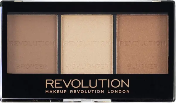Makeup Revolution Paletă de conturare Ultra Sculpt & Cont C 04, 3 culori
