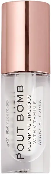 Makeup Revolution Pout Bomb Luciu de volum Glaze Clear, 4.6 ml
