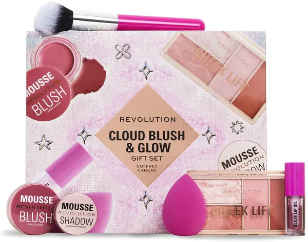 Makeup Revolution Set cadou Cloud Blush & Glow, 6 piese