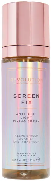 Makeup Revolution Spray de fixare a machiajului Screen Fix Anti Blue Light, 95 ml