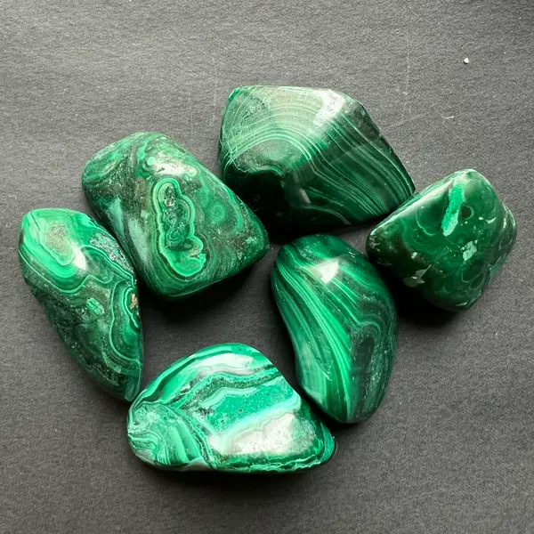 Malachit piatra rulata mini Congo