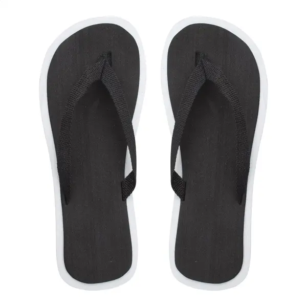 Malibu papuci de plajă - negru