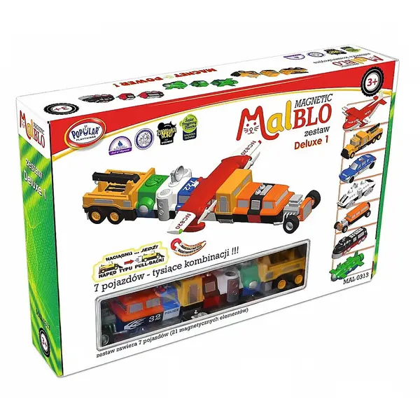 MALIK Set masinute Malik, 7 bucati