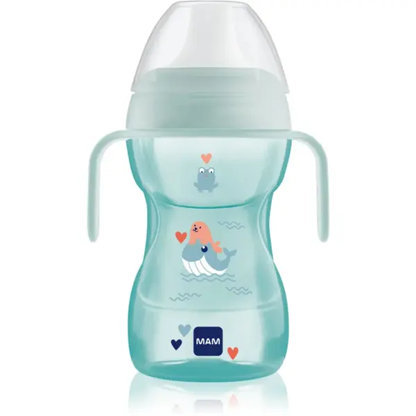 MAM Fun to Drink Cup cană pentru antrenament Green 1 buc