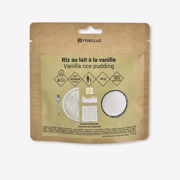 Mâncare deshidrată - Orez cu lapte și vanilie 57g
