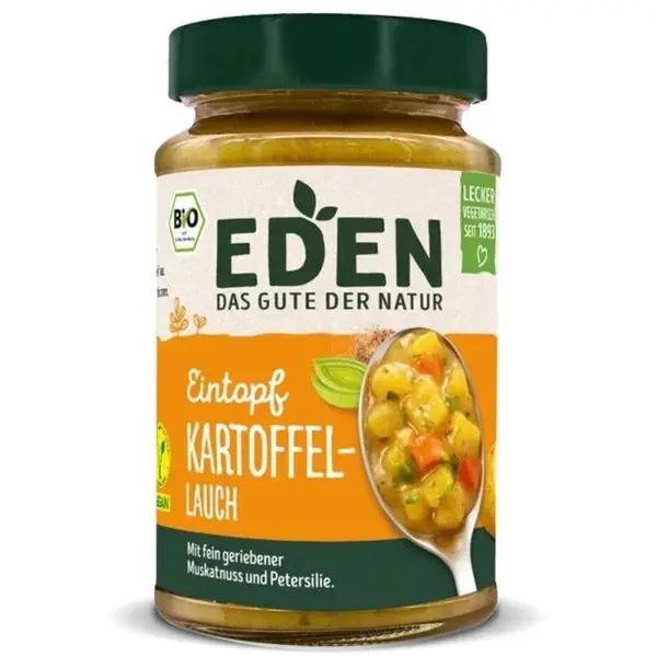 Mancare din Cartofi cu Praz Bio, Eden, 400 g