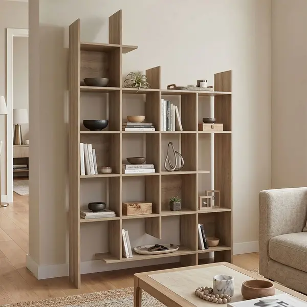 Manco Bibliotecă, antracit, 122x26x188 cm