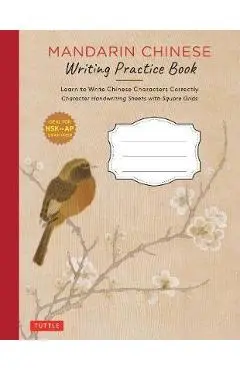 Mandarin Chinese Writing Practice Book: Learn to Write Chinese Characters Correctly (Character Handwriting Sheets with Square Grids) - Vivian Ling