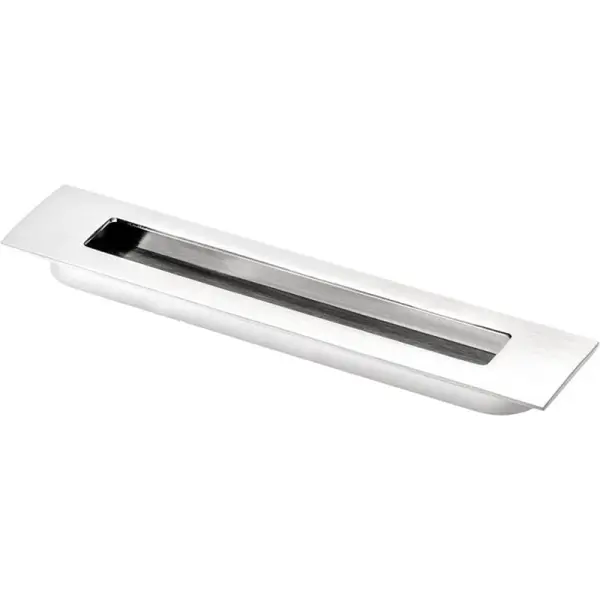 Maner Ingropat Model Serra, 96 mm, Finisaj Crom Lucios