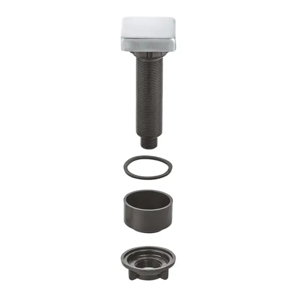 Maner rotativ Grohe, pentru chiuvete de bucatarie, 45x45mm, patrat, crom