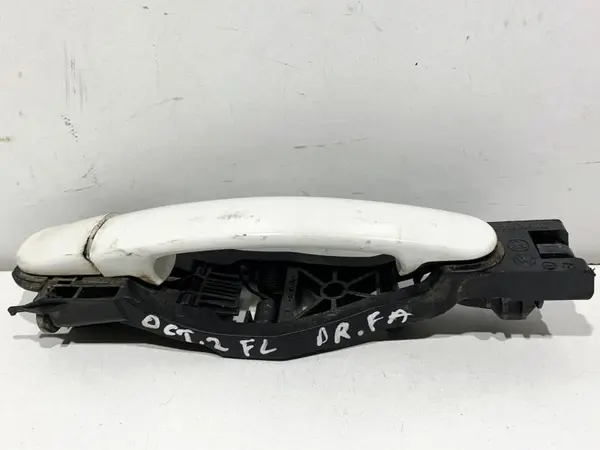 Maner usa dreapta fata culoare alba - lf9e Skoda Octavia 2 facelift (2008-2013)
