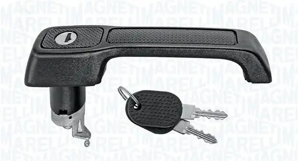 Maner usa fata dreapta exterior cu locas incuietoare, cu incuietoare, negru FIAT UNO intre 1988-2006